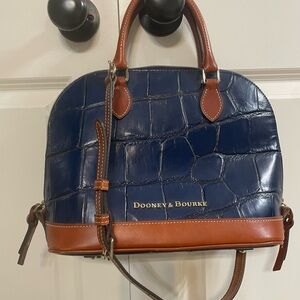 Dooney & Bourke Blue and Brown Women's Bag